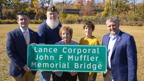 Farry: Route 413 Bridge over U.S. Route 1 in Middletown Township Dedicated to Corporal John F. Muffler