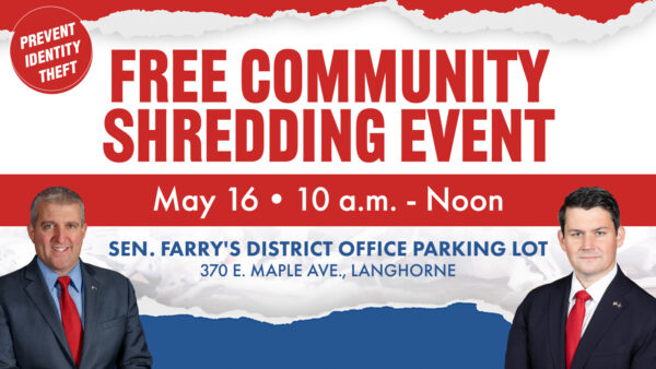 Sen. Farry and Rep. Hogan’s Shredding Event