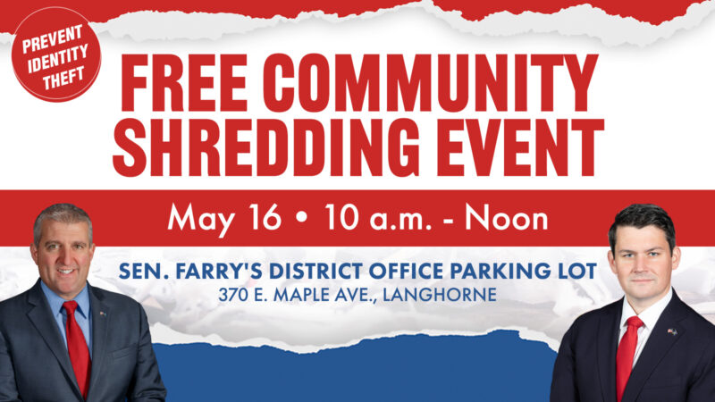Sen. Farry and Rep. Hogan’s Shredding Event
