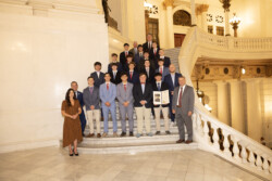 October 22, 2024 - Holy Ghost Prep Baseball Team celebrating their 2024 State Championship