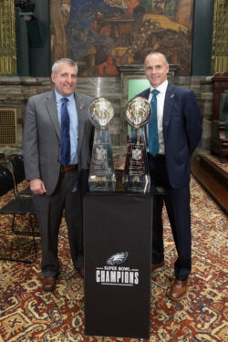 Celebrating the Eagles Super Bowl at The Capitol