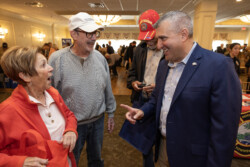 September 28,2023 – Sen. Farry speaking with constituents at his Senior Expo